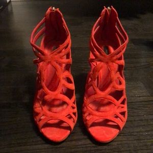 Red Zara Heels